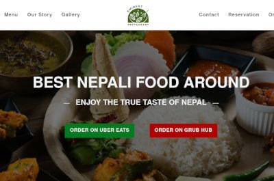 Restaurant website